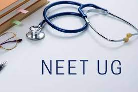 NEET 2024 Results webpage with score and percentile visible