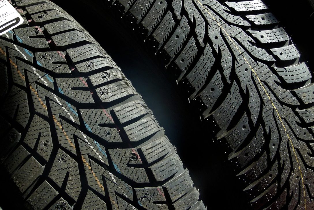 MRF tyre with detailed tread design